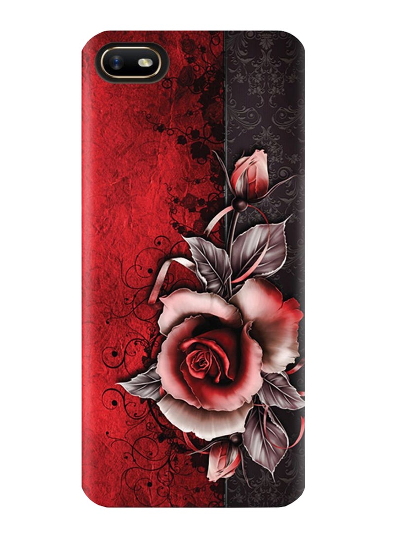 Vintage Rose Pattern Protective Case Cover For Oppo A1k Multicolour