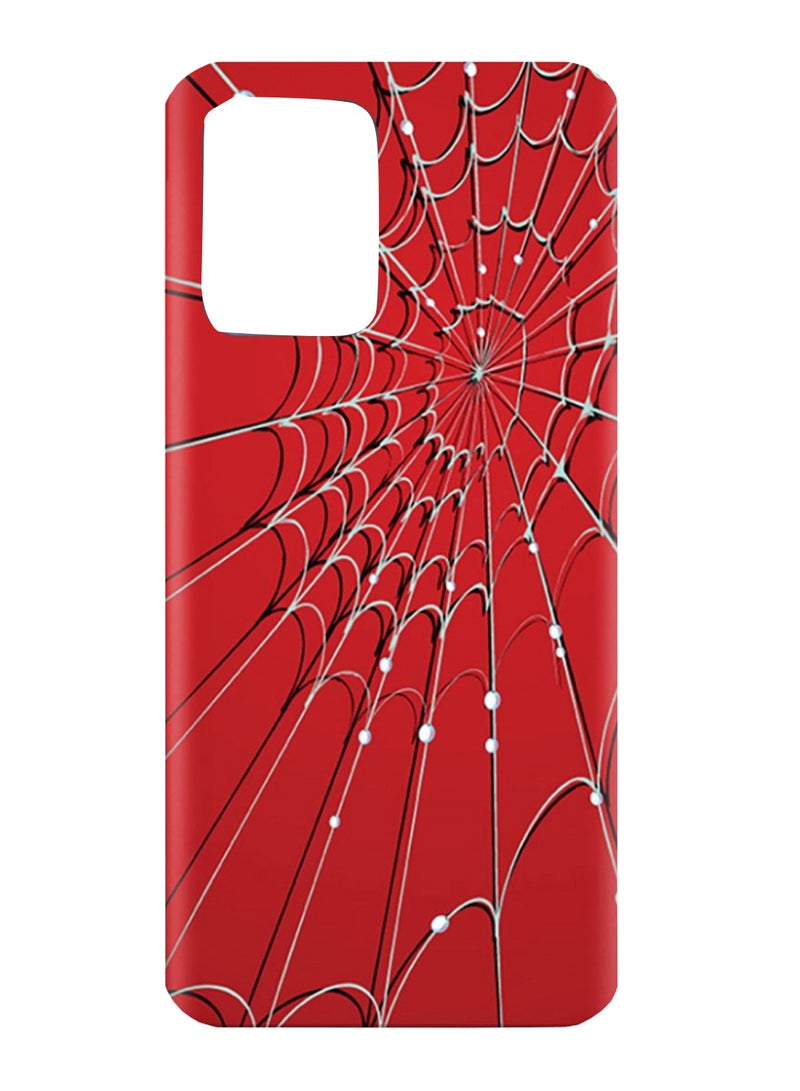 AMC DESIGN Spider Web Pattern Protective Case Cover For Samsung Galaxy S10 Lite Red/Black/White - Image 1