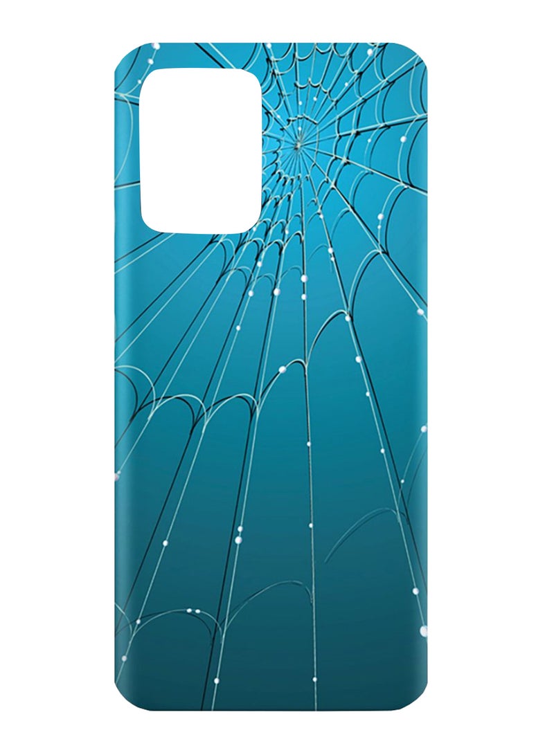 AMC DESIGN Spider Web Pattern Protective Case Cover For Samsung Galaxy S10 Lite Blue/Black/White - Image 1