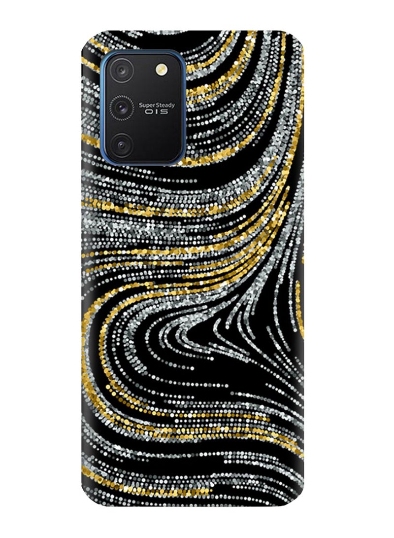 AMC DESIGN Luxury Swirled Pattern Protective Case Cover For Samsung Galaxy S10 Lite Black/Silver/Gold - Image 2