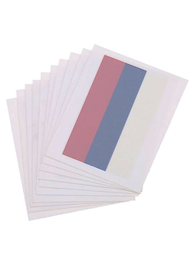 ANSELF 10-Piece National Flag Temporary Tattoo Set - Image 1