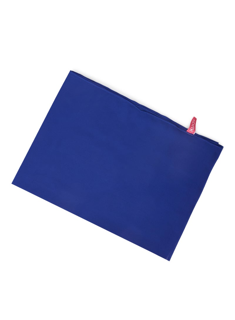 Scarf Collections Solid Chiffon Scarf Dark Royal Blue  - Image 1