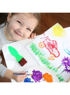 MissTiara 29-Piece Early Learning Sponge Paint Brush Kit Multicolour  - Image 2