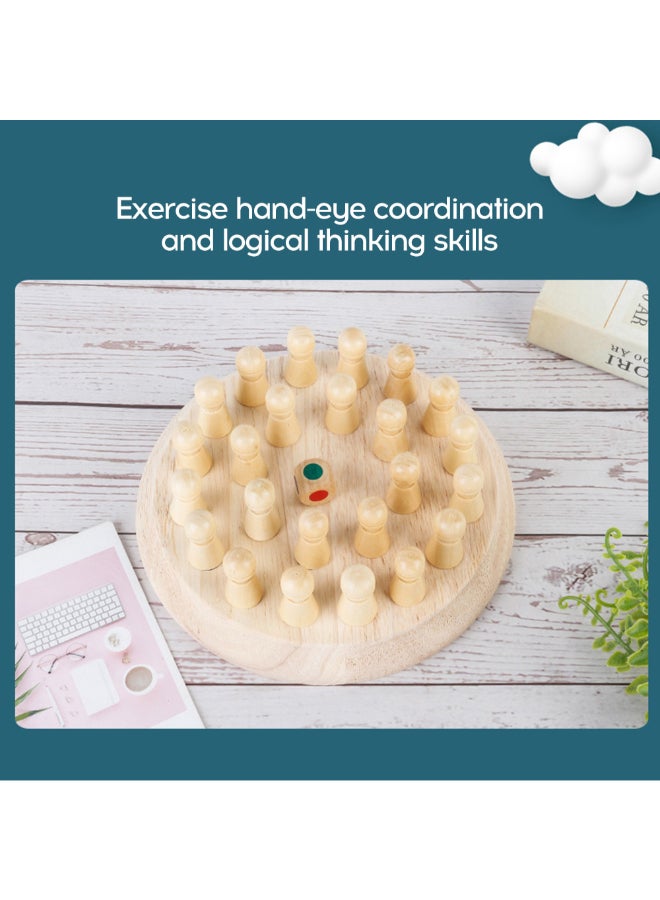 Wooden Memory Stick Chess Game - Image 3