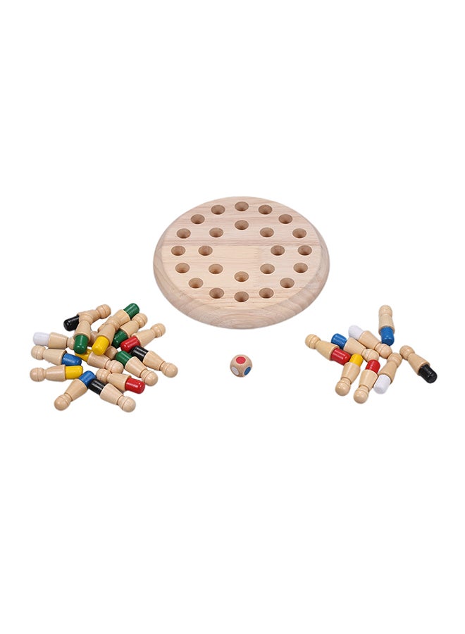 Wooden Memory Stick Chess Game - Image 1