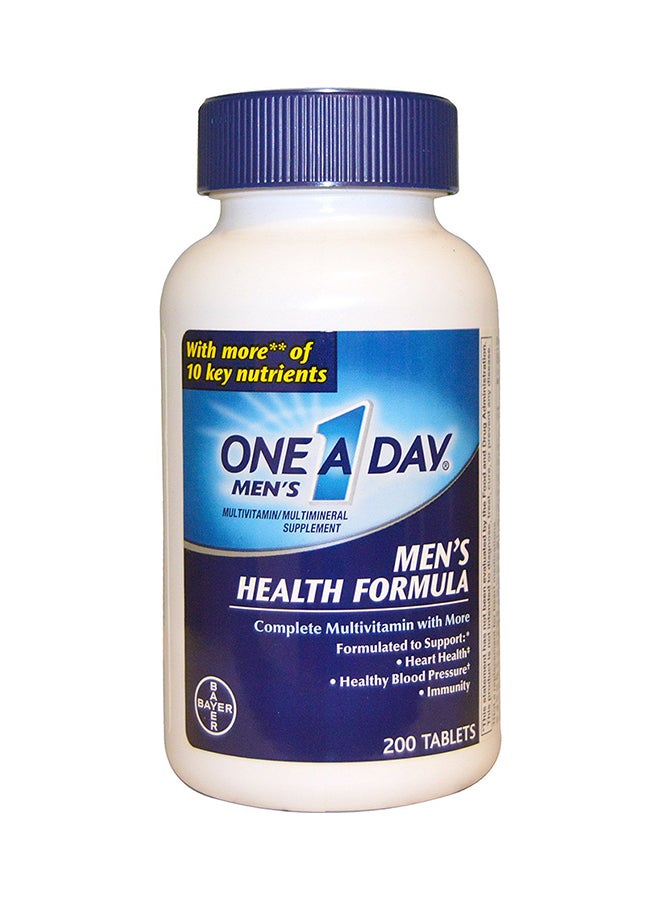 One-A-Day, Men's Health Formula, Multivitamin/Multimineral, 200 Tablets