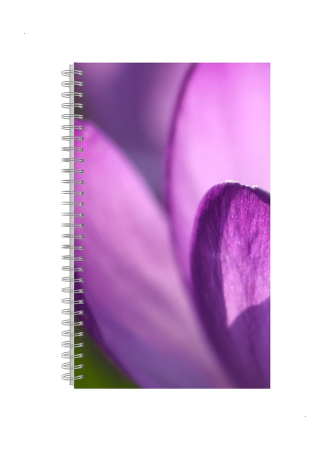 Generic A4 Spiral Notebook Purple/Green 