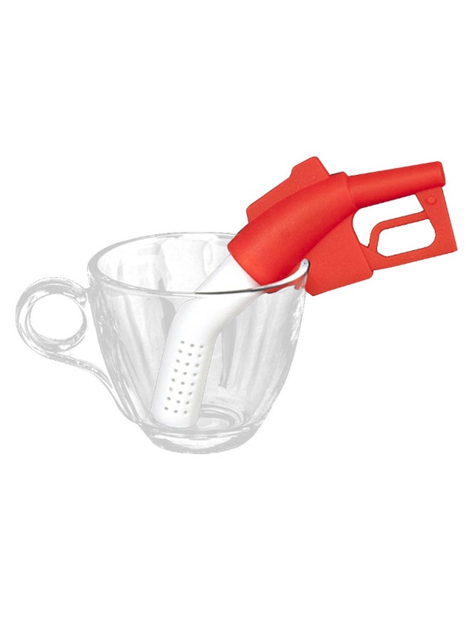 Generic - Cute Animal Shape Tea Infuser Red/White - Image 1