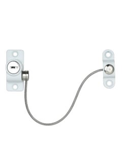 Generic Universal Window Door Cable Lock White/Silver  - Image 1
