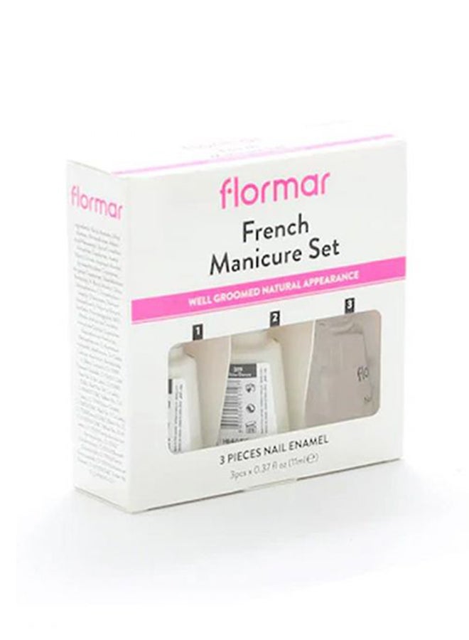 فلورمار طقم طلاء الأظافر الفرنسي شفاف 227