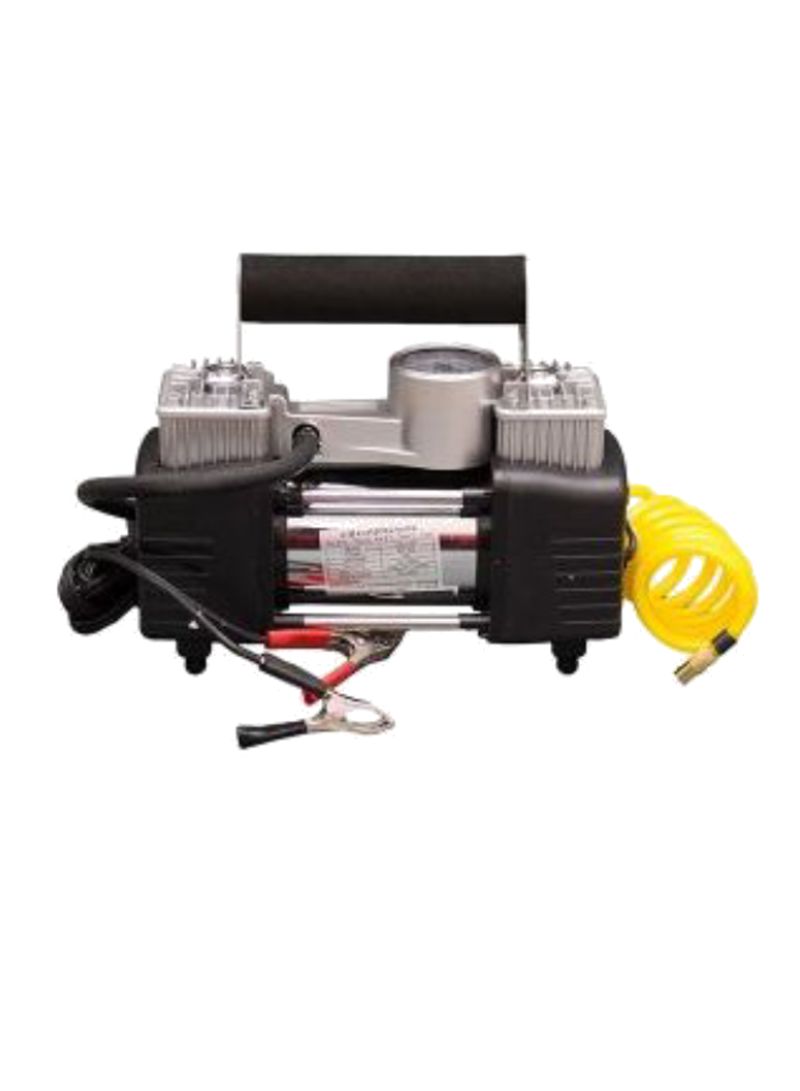 ضاغط هواء بمضخة قابلة للنفخ بأسطوانة مزدوجة للسيارة