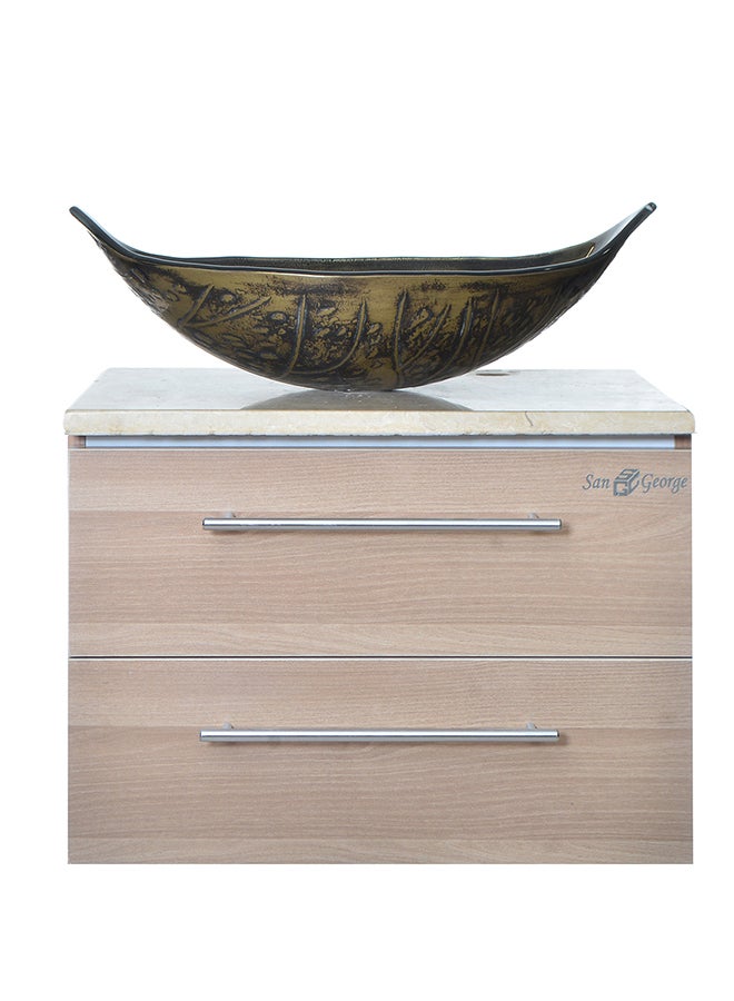 San George Design - Storage Cabinet With Sink Basin SSG-W-G7733 Multicolor 56x36x8cm - Image 1
