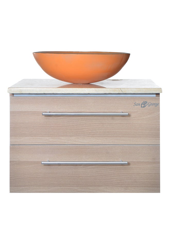 San George Design - Storage Cabinet With Sink Basin SSG-W-G7760 Multicolor 40x15x40cm - Image 1