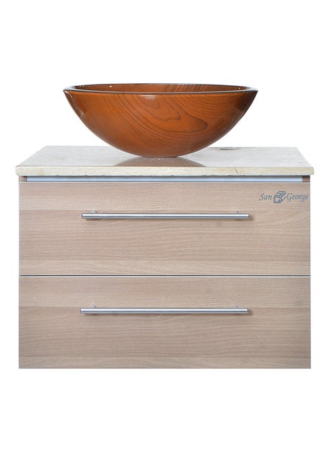 Storage Cabinet With Sink Basin SSG-W-G7773 Multicolor 40x15x40cm