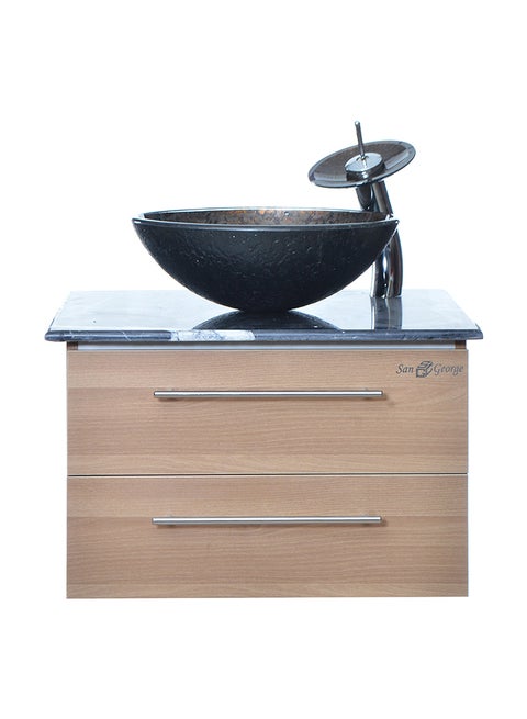 Storage Cabinet With Sink Basin SSG-W-G7901 Multicolor 40x15x40cm