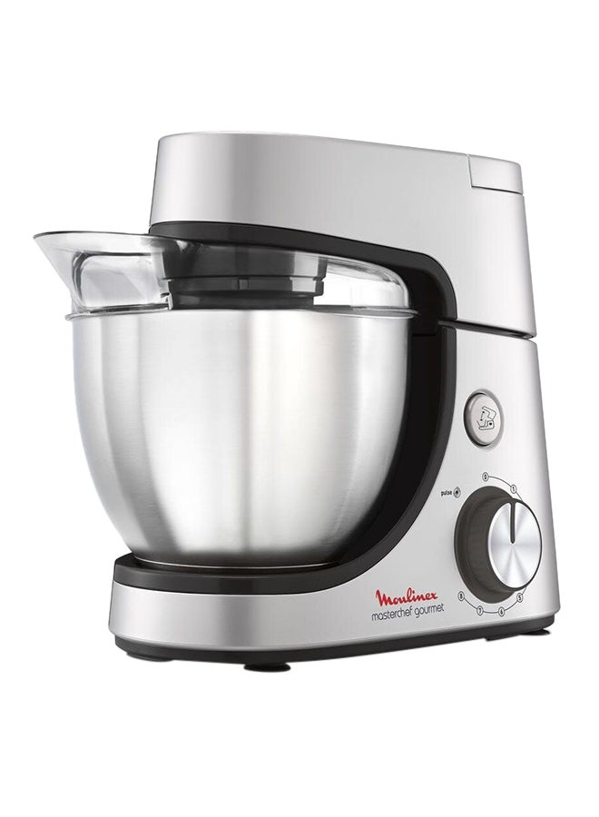 Moulinex - Kitchen Machine | Masterchef Gourmet Kitchen Machine | Silver | Stainless Steel/Plastic | 2 Years Warranty 1100 W QA513D27 Black/Silver - Image 1