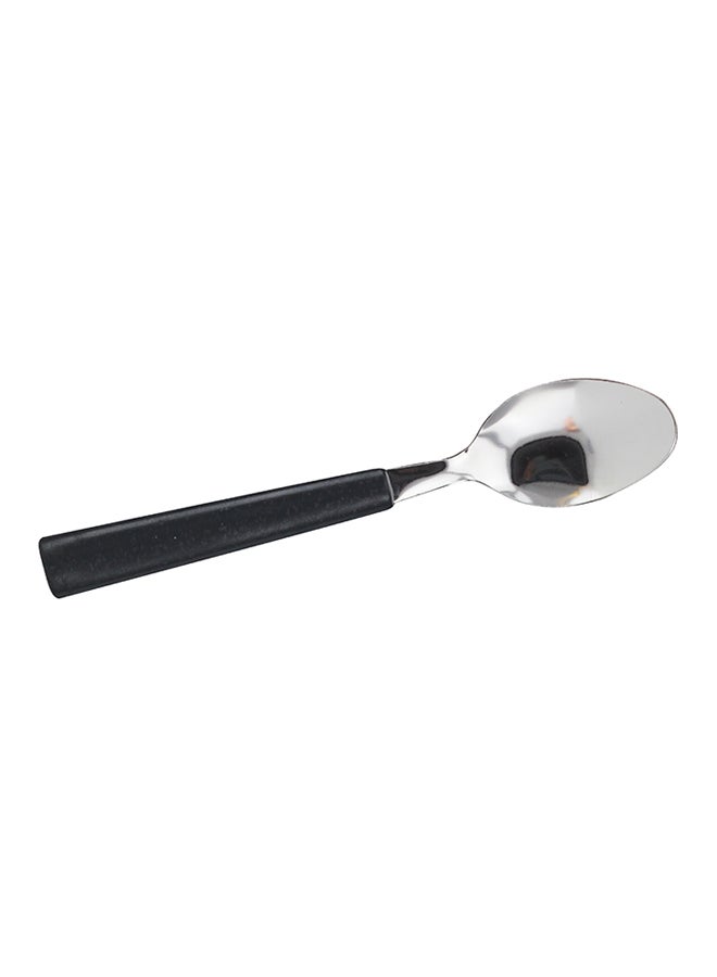 High quality 25-Piece Cutlery Set Black/Silver 18 x 5cm - Image 2