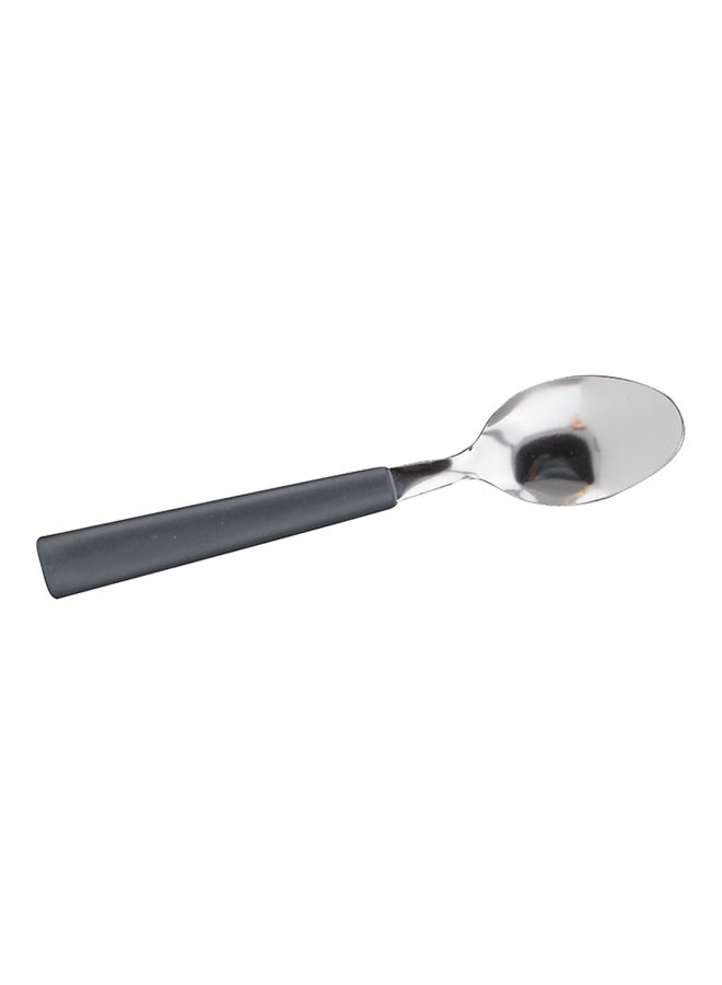 High quality 25-Piece Cutlery Set Black/Silver 18 x 5cm - Image 2