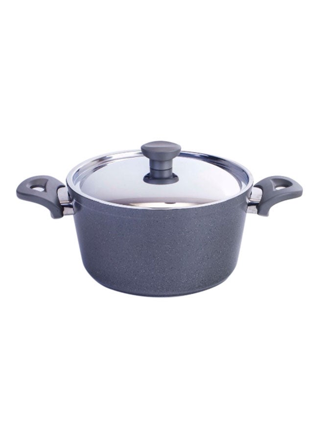 Round Stew Pot With Lid Grey 20centimeter - v1590140840/N38152740A_1