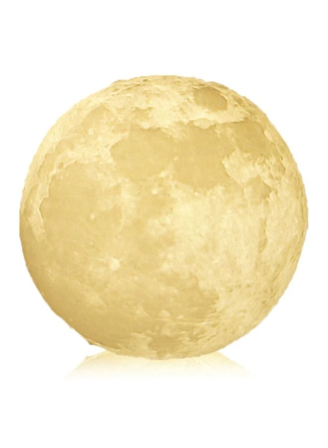 توراتس مصباح على شكل قمر أصفر 14x14x14سم - Image 2