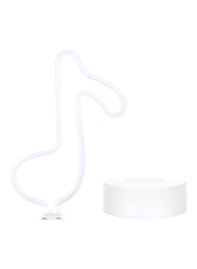 Musical Note Shaped Neon LED Light Yellow 29.0x12.5x5.5cm  - Image 2