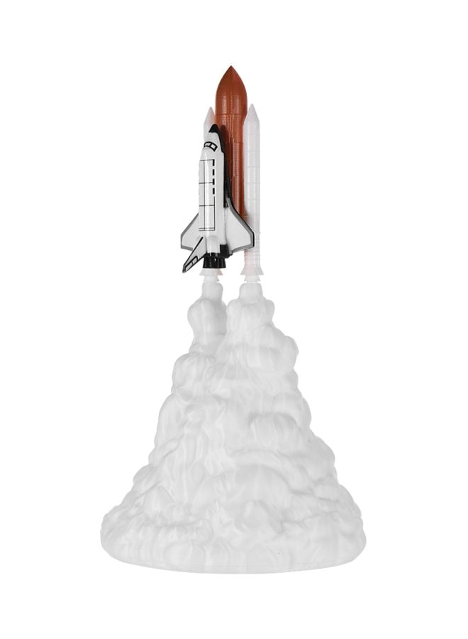 3D Space Shuttle Designed Lamp Set White/Brown/Black - Image 1