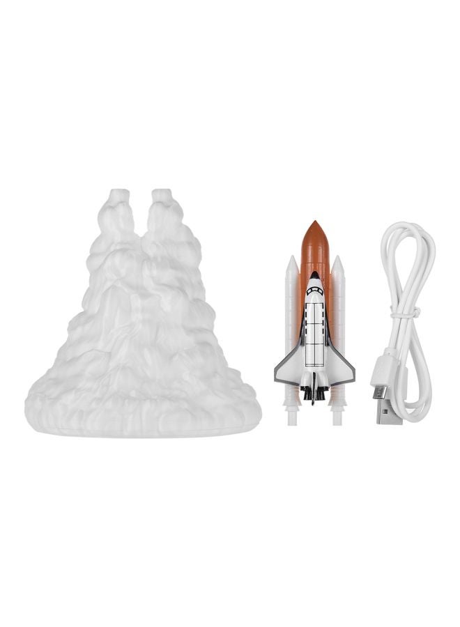 3D Space Shuttle Designed Lamp Set White/Brown/Black - Image 3