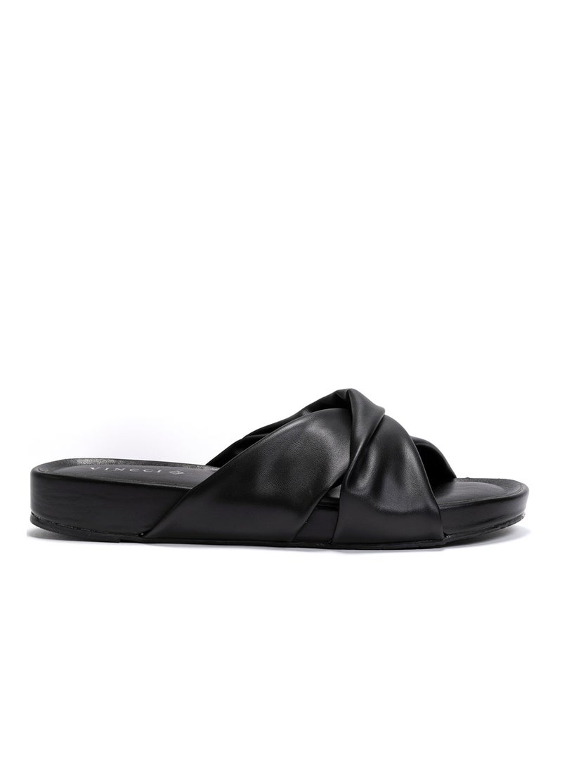 Crossover Strap Slides Black