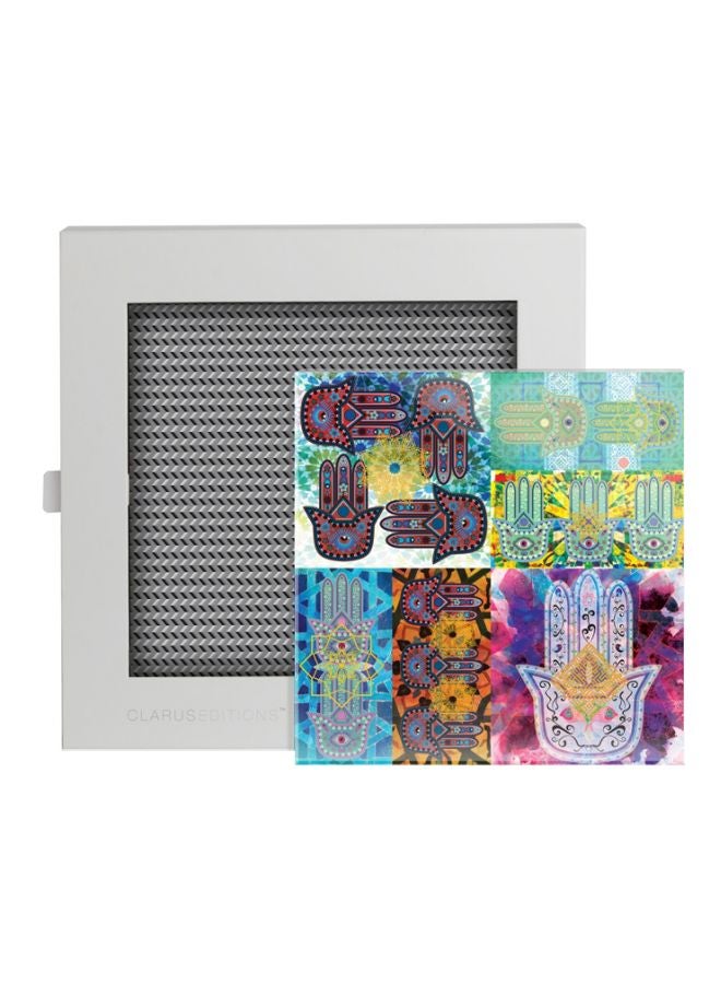 Clarus Edition Decorative Wall Art Multicolour 16x16cm - Image 1