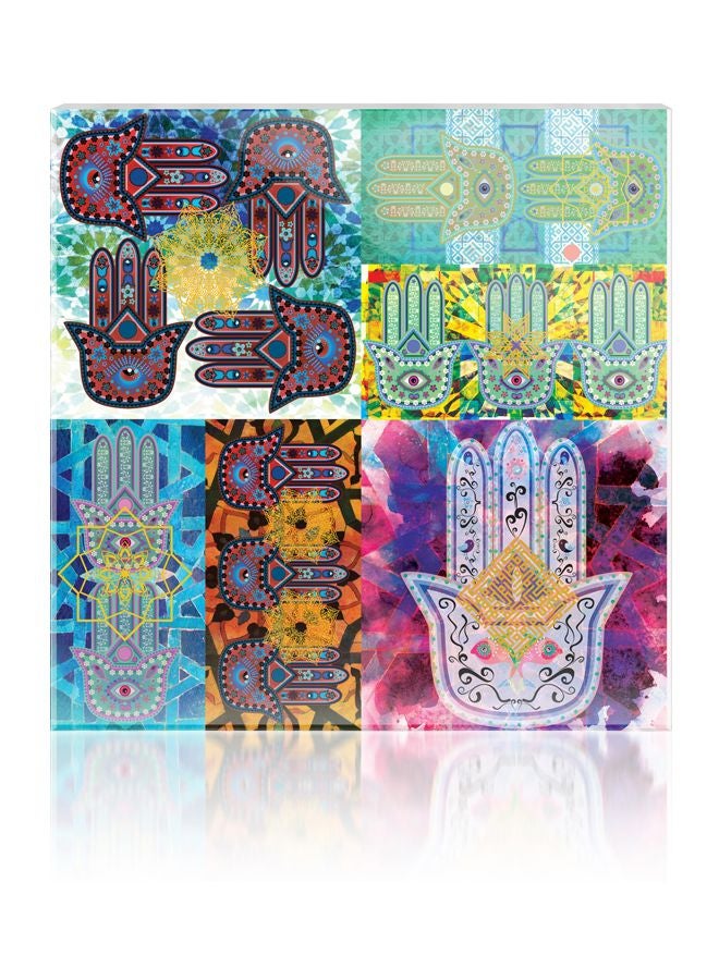 Clarus Edition Decorative Wall Art Multicolour 16x16cm - Image 2