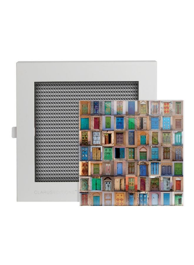 Clarus Edition Portes Ouvertes Wall Art Multicolour 16x16centimeter - Image 1