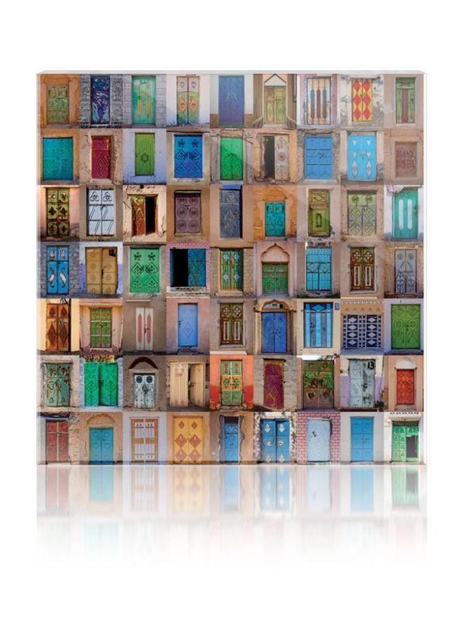 Clarus Edition Portes Ouvertes Wall Art Multicolour 16x16centimeter - Image 2