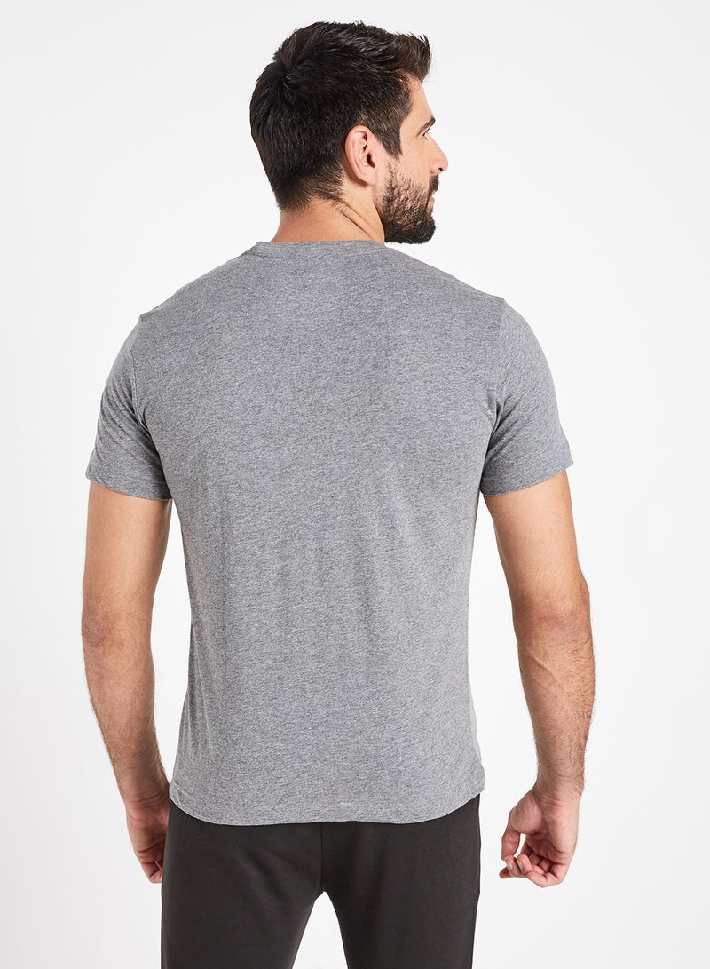 JOCKEY - Cotton T-Shirt Grey Melange - Image 1