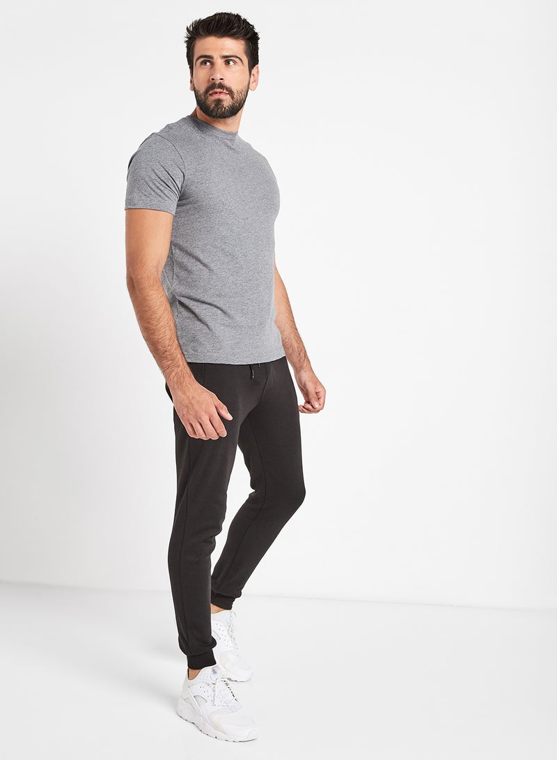 JOCKEY - Cotton T-Shirt Grey Melange - Image 1