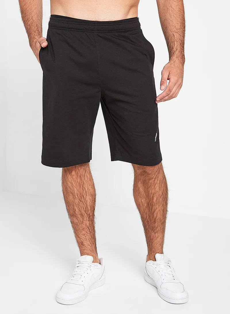 JOCKEY Side Stripe Knit Shorts