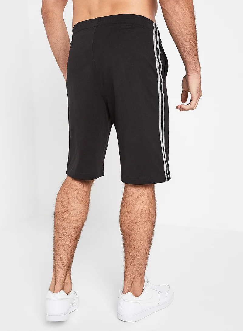 JOCKEY Side Stripe Knit Shorts