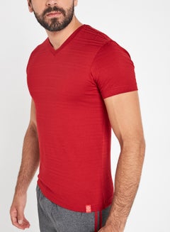 JOCKEY Solid Design Cotton Short Sleeves T-Shirt J.Shanghai Red  - Image 4