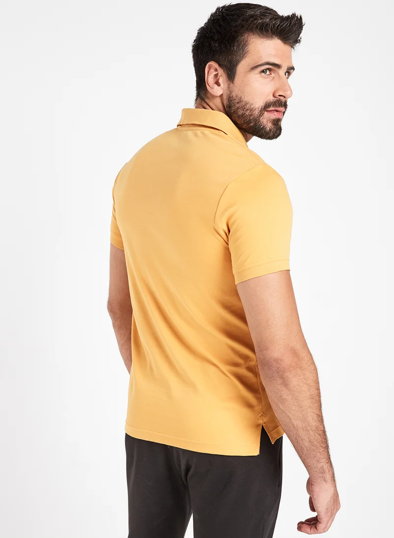 JOCKEY Polo T-Shirt Burnt Gold