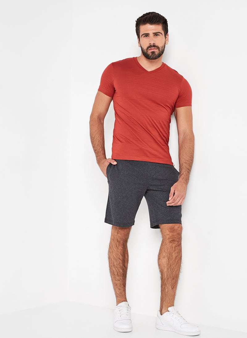 JOCKEY - Solid Design Cotton Short Sleeves T-Shirt Cinnabar - Image 1