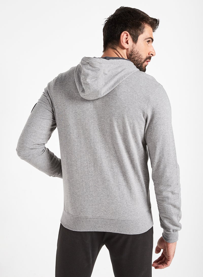 JOCKEY Hooded Jacket Grey Melange  - Image 2