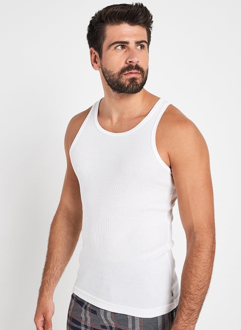 2 Pack Modern Undershirt White