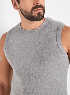 JOCKEY Cotton Vest Grey Melange  - Image 4
