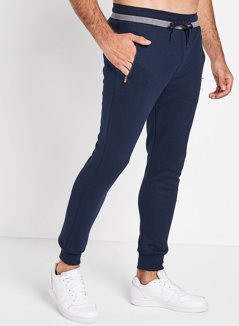 JOCKEY Cotton Slim Fit Sweatpants Blue - Image 1