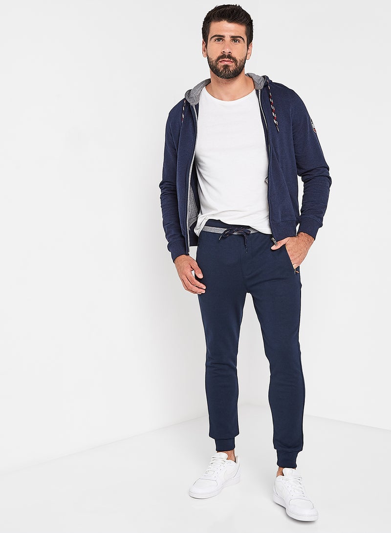 JOCKEY Cotton Slim Fit Sweatpants Blue - Image 3
