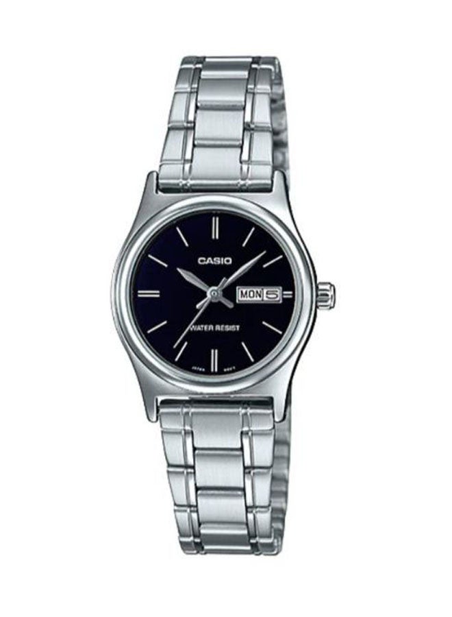 CASIO - Stainless Steel Analog Watch LTP-V006D-1B2UDF - 25 mm - Silver - Image 1