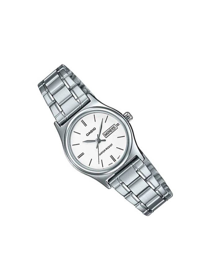 CASIO - Stainless Steel Analog Watch LTP-V006D-7B2UDF  Silver - Image 1