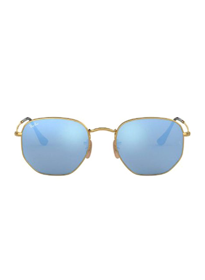 Ray-Ban UV Protection Hexagon Sunglasses - RB3548N 001/9O 48 - Lens Size: 48 mm - Gold - Image 1