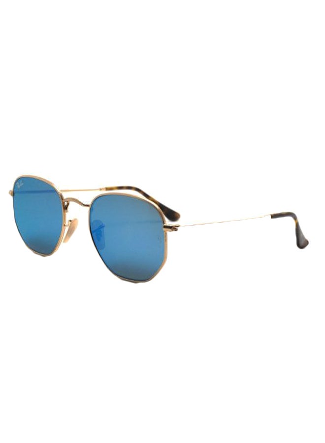 Ray-Ban UV Protection Hexagon Sunglasses - RB3548N 001/9O 48 - Lens Size: 48 mm - Gold - Image 2