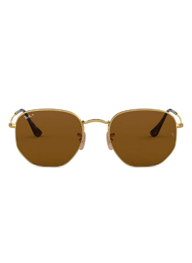 Ray-Ban Classic Hexagon Sunglasses - RB3548N 001/57 54 - Lens Size: 54 mm - Gold - Image 1
