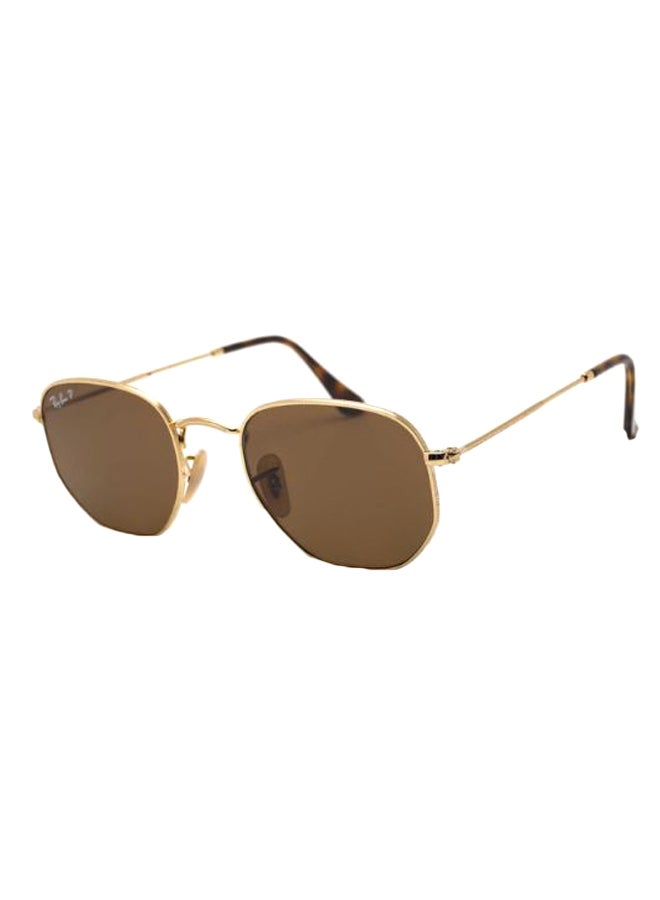 Ray-Ban Classic Hexagon Sunglasses - RB3548N 001/57 54 - Lens Size: 54 mm - Gold - Image 2